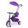 Milly Mally Велосипед триколісний Boby deluxe колір: Violet