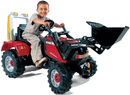 Педальный трактор с прицепом – лучший подарок