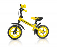Беговел Dragon Yellow с ручным тормозом