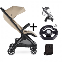 Коляска прогулянкова Jackey Sand taupe EJA10007 + Кермо