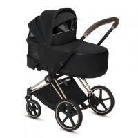 Коляска Priam 2 в 1 Stardust black plus (rose gold)
