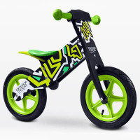 Велобіг Zap колір: black/green