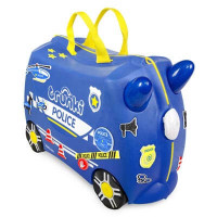 Дитячий дорожній чемоданчик Percy police car 0323