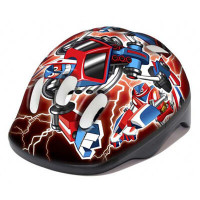 Шолом велосипедний дитячий S 54-59 Kidy Robots red HM-BS245