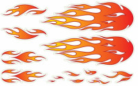 Наклейки Flammes flames