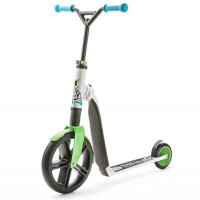 Біговіл+самокат 2 в 1 Highway ganster white/green/blue