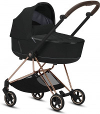 Коляска универсальная Mios 2 в 1 Deep black Rose gold