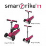 Smart-trike Дитячий триколісний самокат T1 pink 2020-200