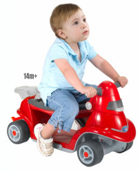 Самокат-трансформер All-In-One 5 2 in 1 Red