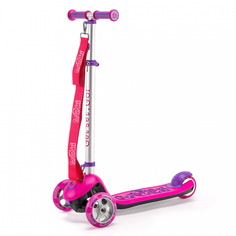 Самокат Folding Scooter 3+ Large pink 0413 Trunki Купить недорого