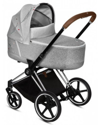 Универсальная коляска Priam 2 в 1 KOI mid-grey Chrome brawn 2020