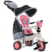 Дитячий велосипед Deluxe 4 в 1 pink