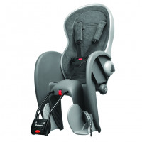 Велокресло детское Wallaby Evolution deluxe Dark grey/silver 8633200002