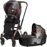 Коляска универсальная e-Priam 2 в 1 Rebellious (rose gold)